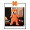 Knuffel oranje vos